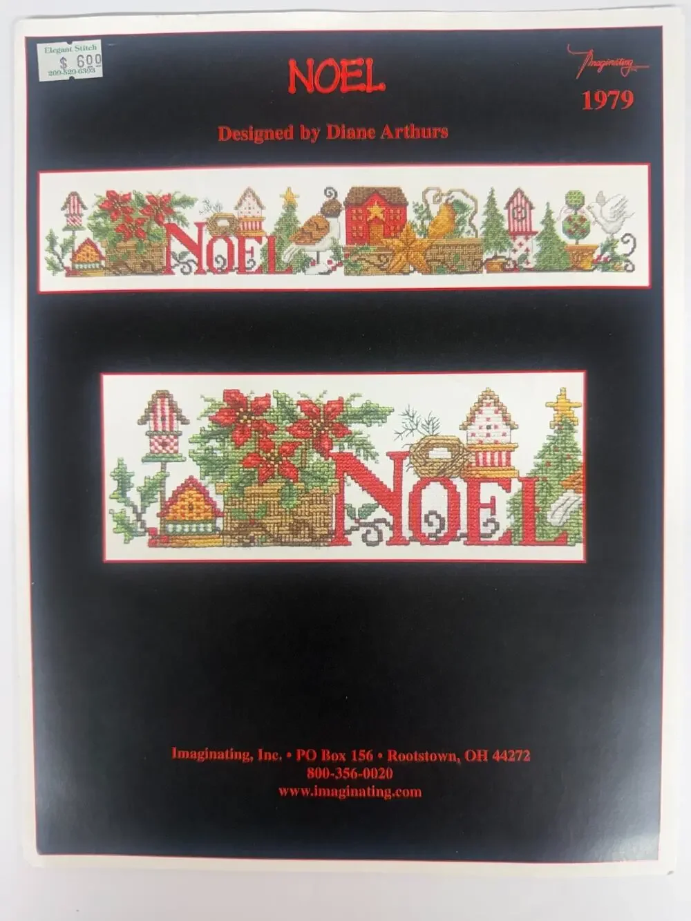 Noel Cross Stitch Pattern Booklet Diane Arthurs Imaginating Vintage Christmas